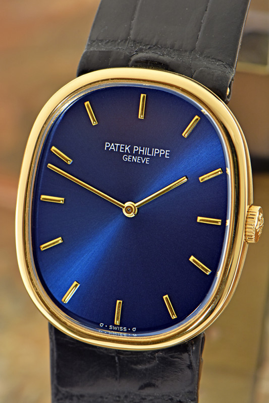 Patek Philippe Ellipse d'Or 18K Gelbgold-Herrenuhr Ref. 3848