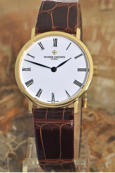 Vacheron & Constantin Patrimony elegante 18Kt Gold Herrenarmbanduhr