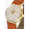 Angelus Vintage 18K Gold Chronograph with stepped, fancy lugs
