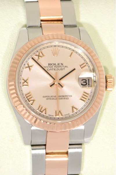 Rolex Lady-Datejust 31mm delicate steel and 18K Everose gold