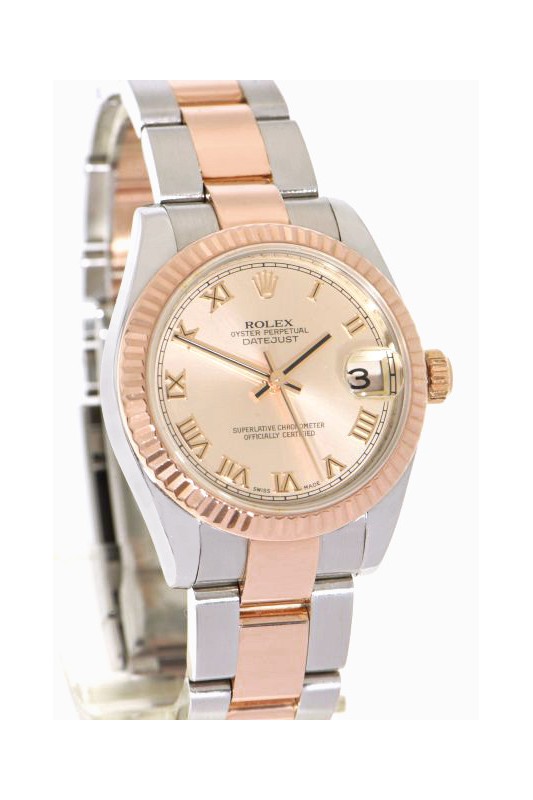 Rolex 31mm sale rose gold