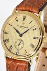 Vacheron & Constantin Patrimony 18Kt Gold elegante Luxus-Herrenarmbanduhr, Ref-Nr. 92238