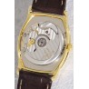 An elegant, as new OMEGA De Ville Prestige Tonneau Automatic Chronometer 18k gold gent's wristwatch