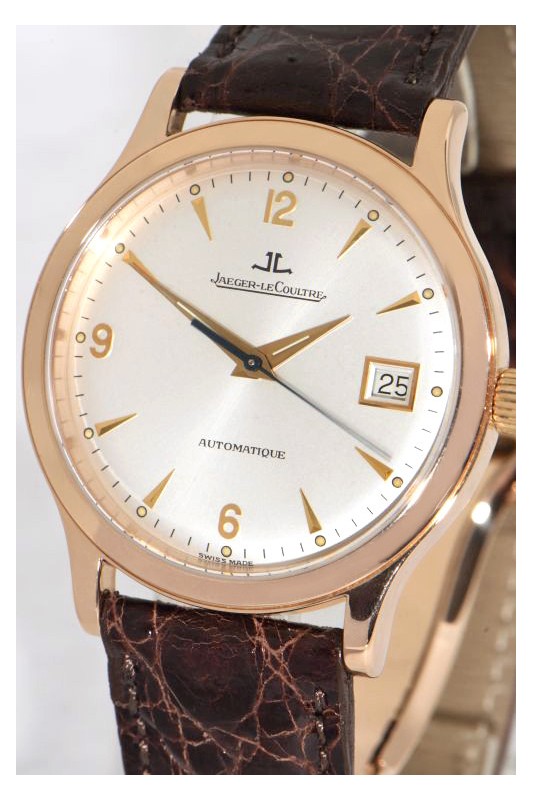 An as new Jaeger LeCoultre Master Grande Taille Master Control 1000 Hours Automatic dreamlike 18k rose gold box papers